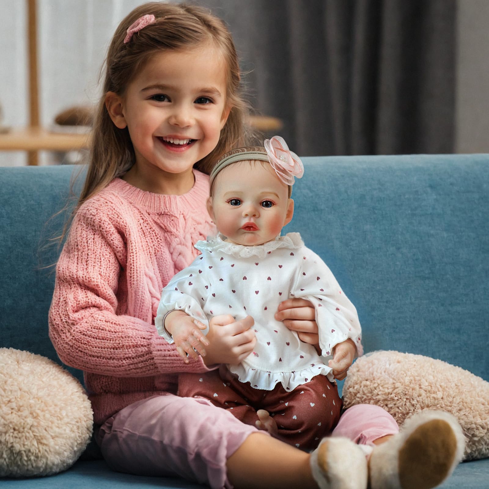 Lifelike Reborn Baby Dolls - 18 Inch Realistic Newborn Baby Dolls Girl, Real Life Baby Dolls