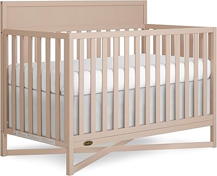 Owen 5-in-1 Convertible Full-Size Baby Crib in Matte Black
