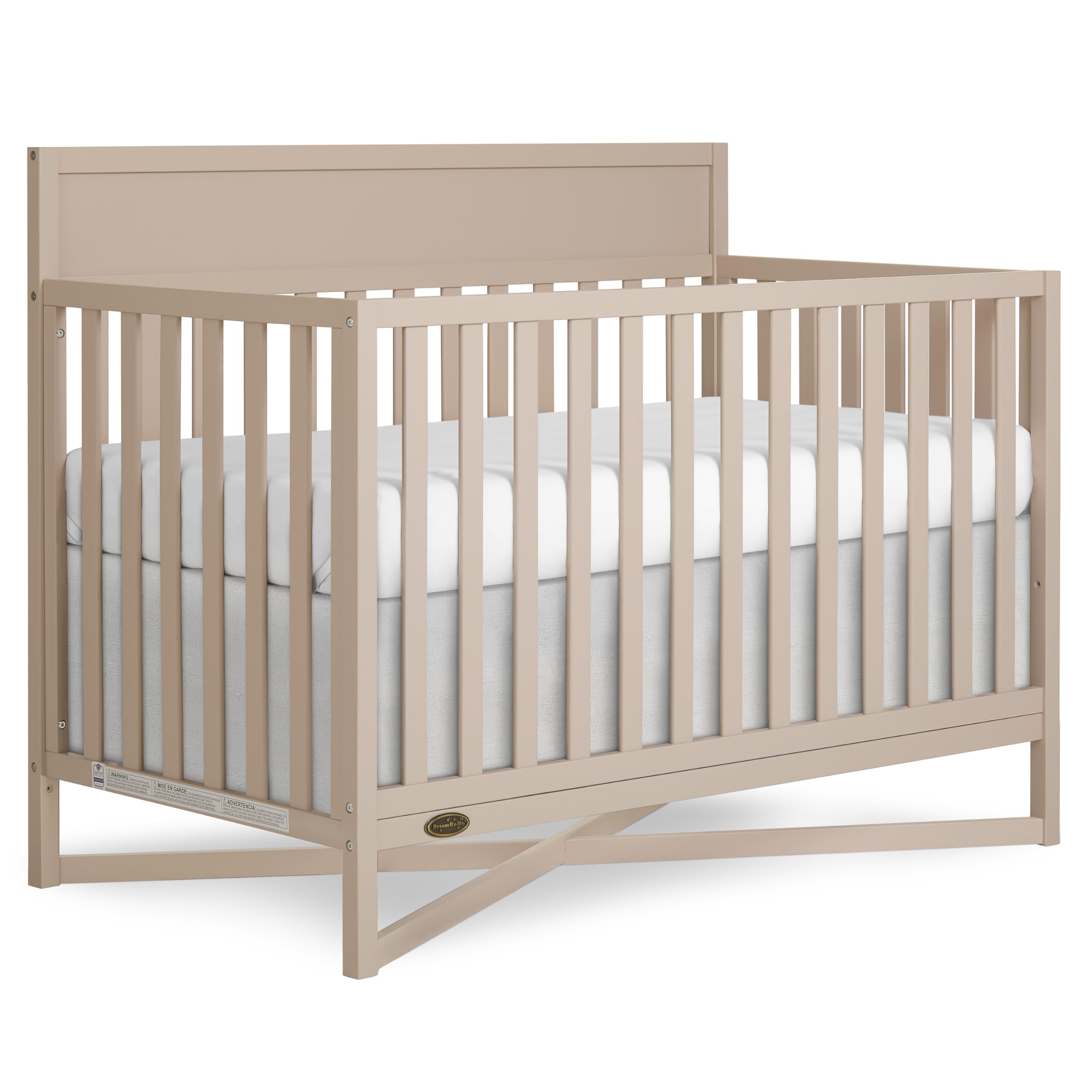 5-in-1 Convertible Full-Size Baby Crib