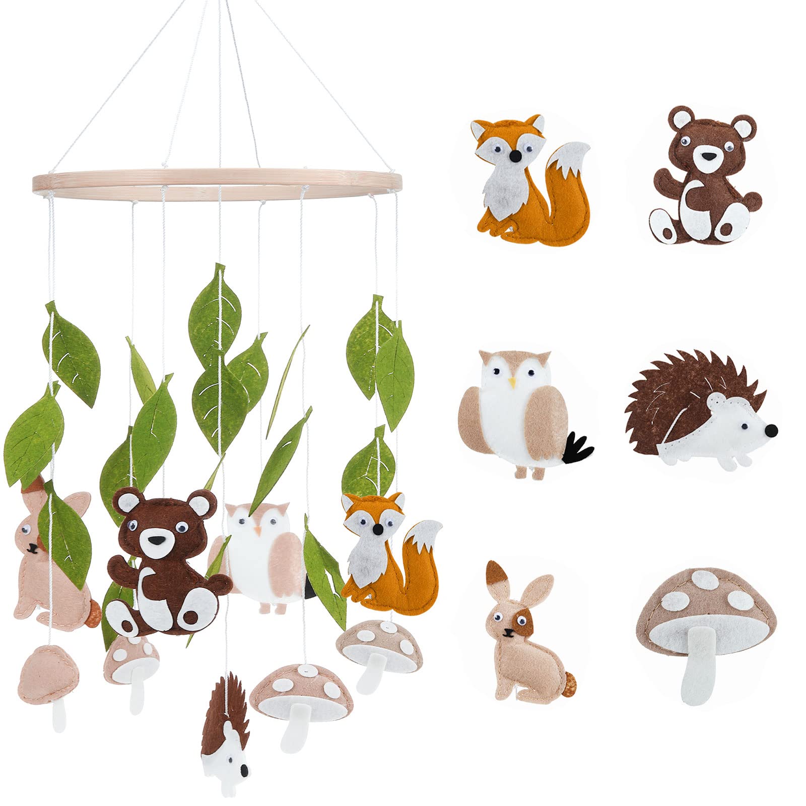 Ocean Mobile for Crib Jungle Baby Nursery Mobiles Forest Safari Toys fo