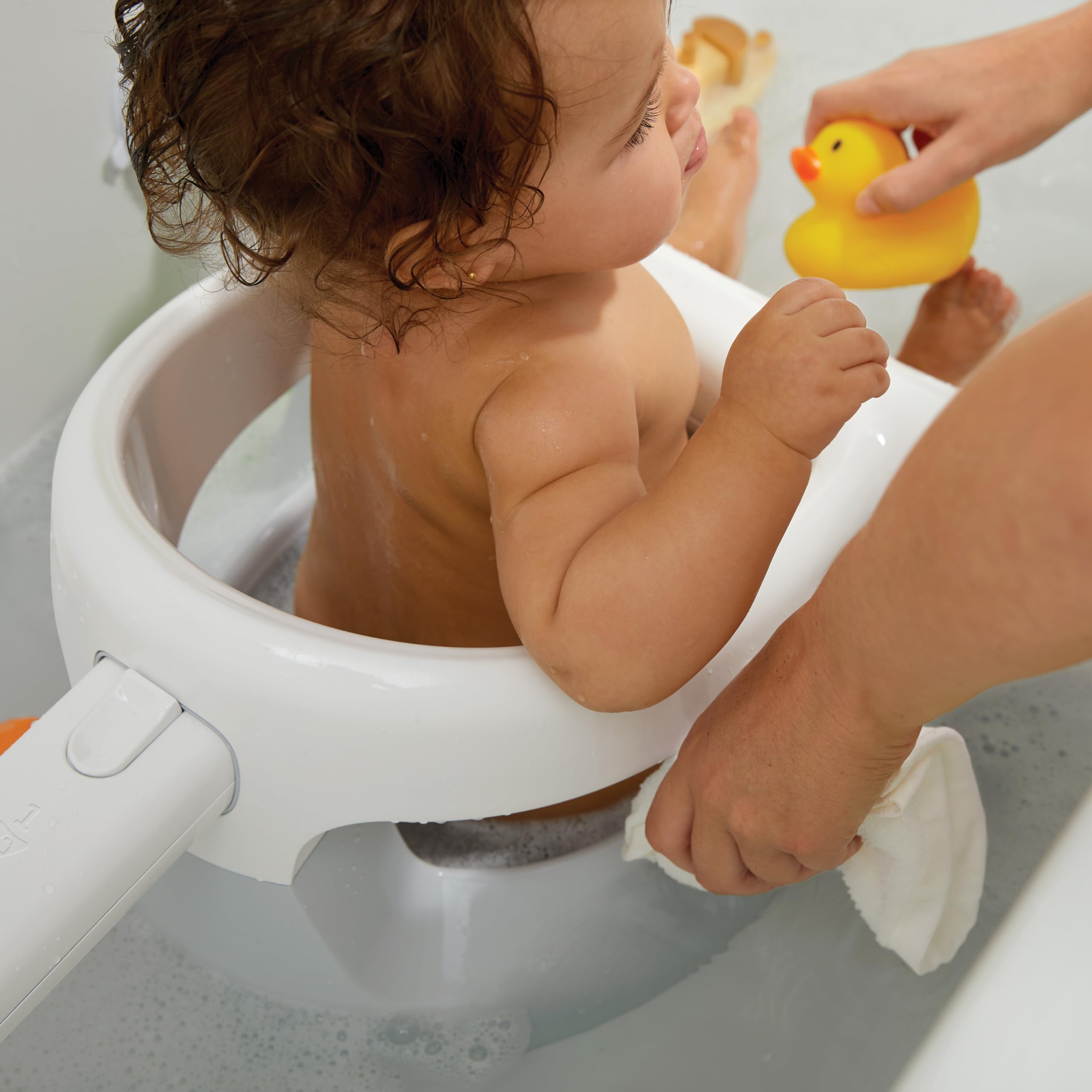 Baby Bath Seat with Suction Cups and Backrest