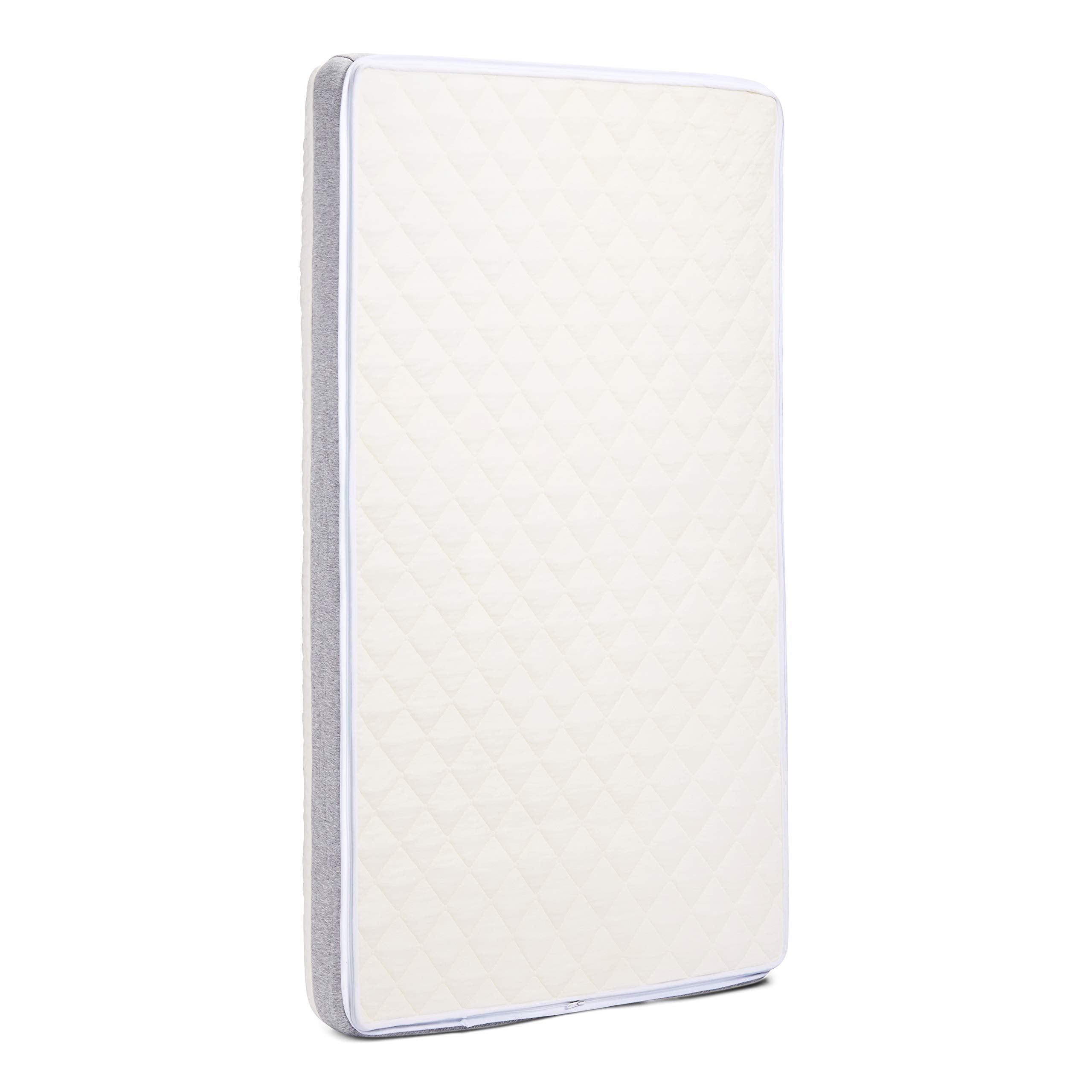 Dual-Sided Crib & Toddler Mattress with Waterproof Washable Cover