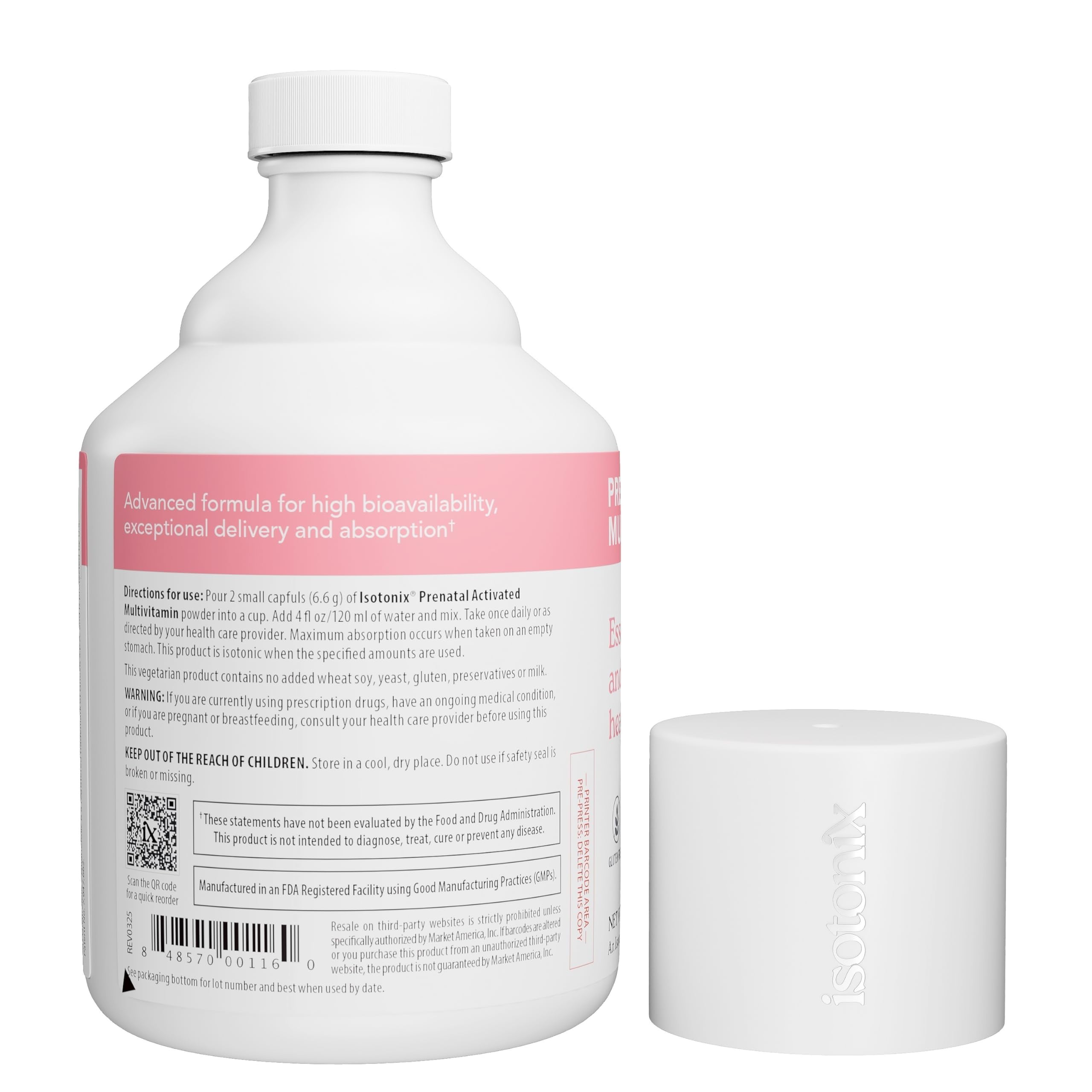 Prenatal Activated Multivitamin, Vitamins, Helps Contribute to Healthy Pregnancy