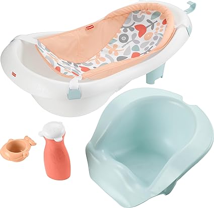 Baby to Toddler Bath 4-in-1 Sling ‘n Seat Tub with Removable Infant