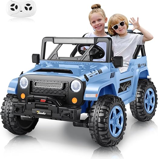 24V Ride on Toys for Big Kids Power Wheels Truck, 24 Volt Electric Car for Boys