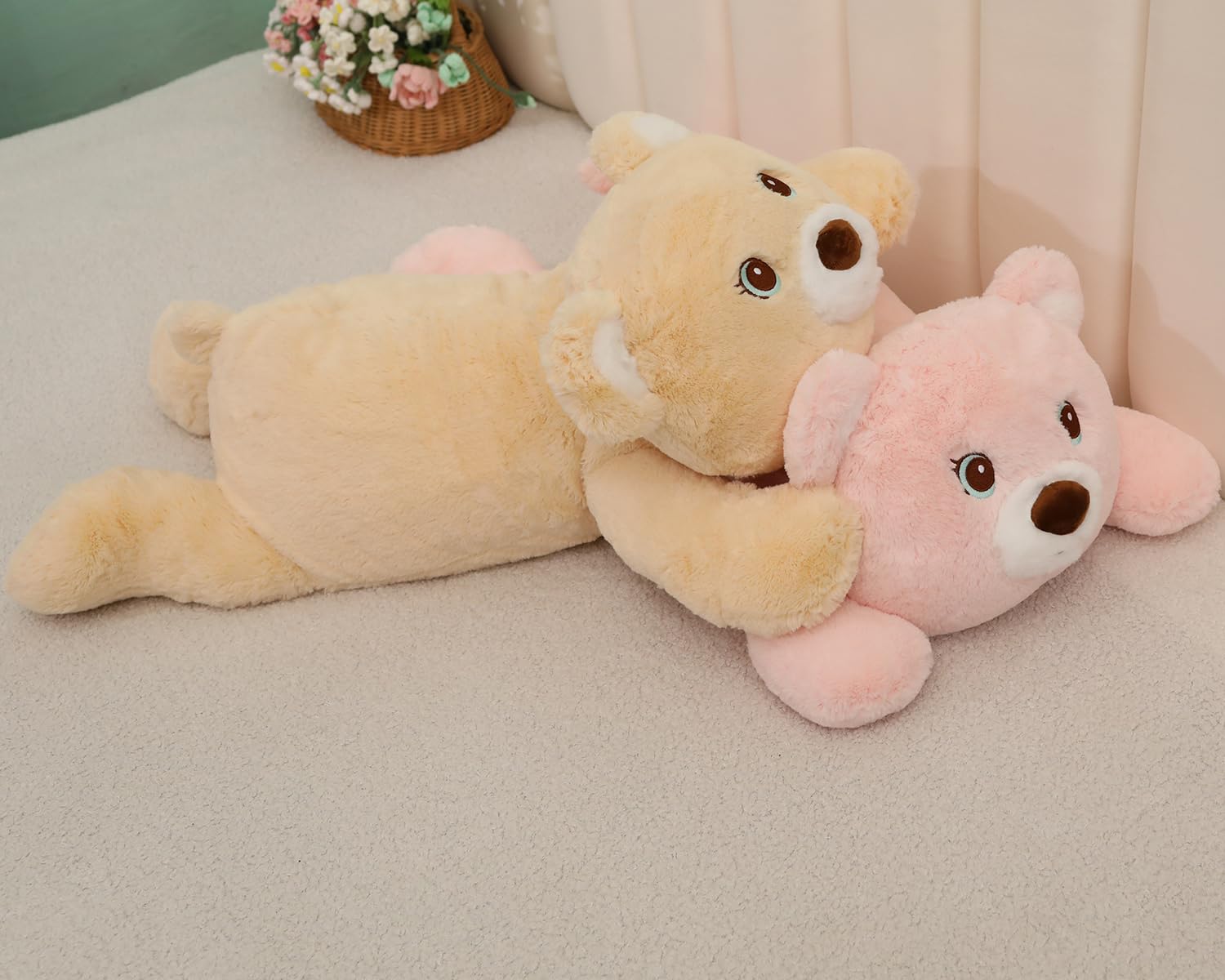 26 inch 5 lbs Bear Weighted Stuffed Animals, Large Weighted Plush Animal