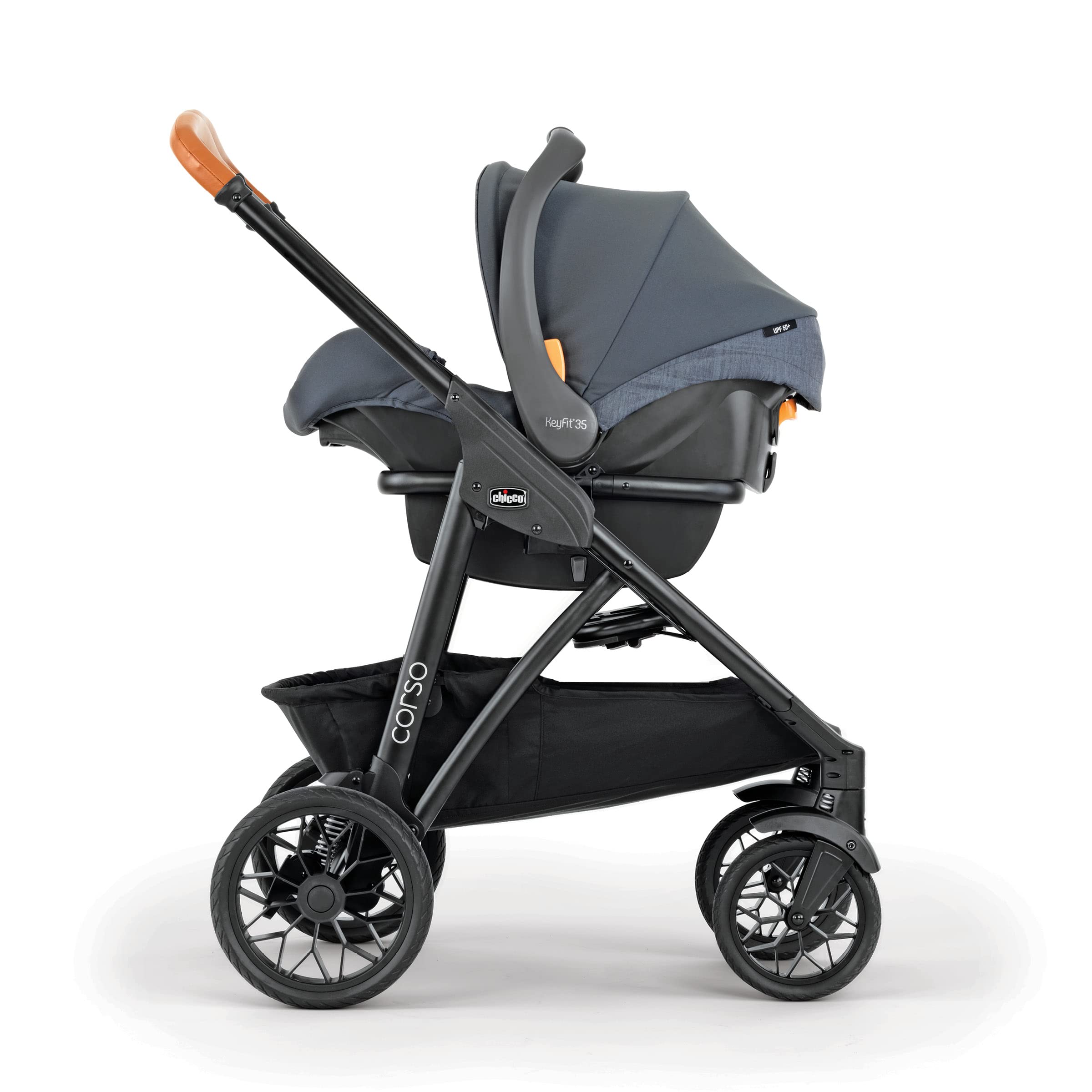 Corso LE Modular Travel System, Corso LE Stroller with KeyFit 35 Infant Car Seat and Base