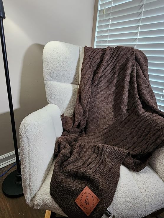 Alpaca Throw Blanket for Bed - 100% Alpaca Wool Blankets - Blankets Queen Size Bedding