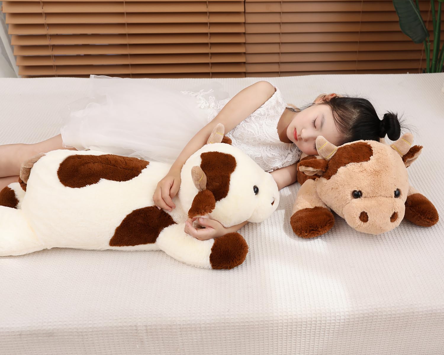 25.6 inch 5 lbs Cow Weighted Stuffed Animals