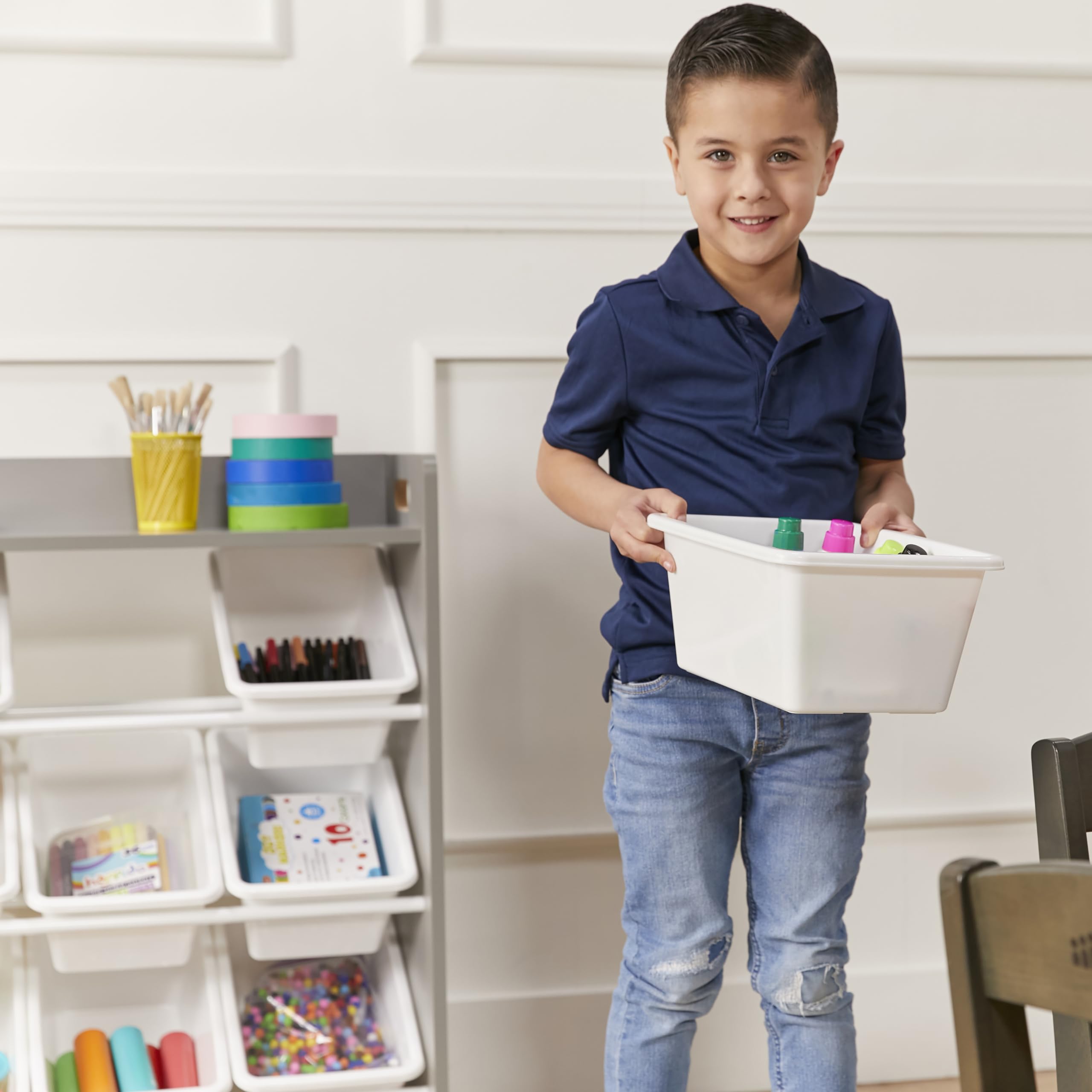 3-Tier Toy Storage Organizer with 9 Bins