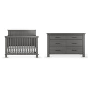 Denman Crib and Dresser Nursery Set, 2-Piece