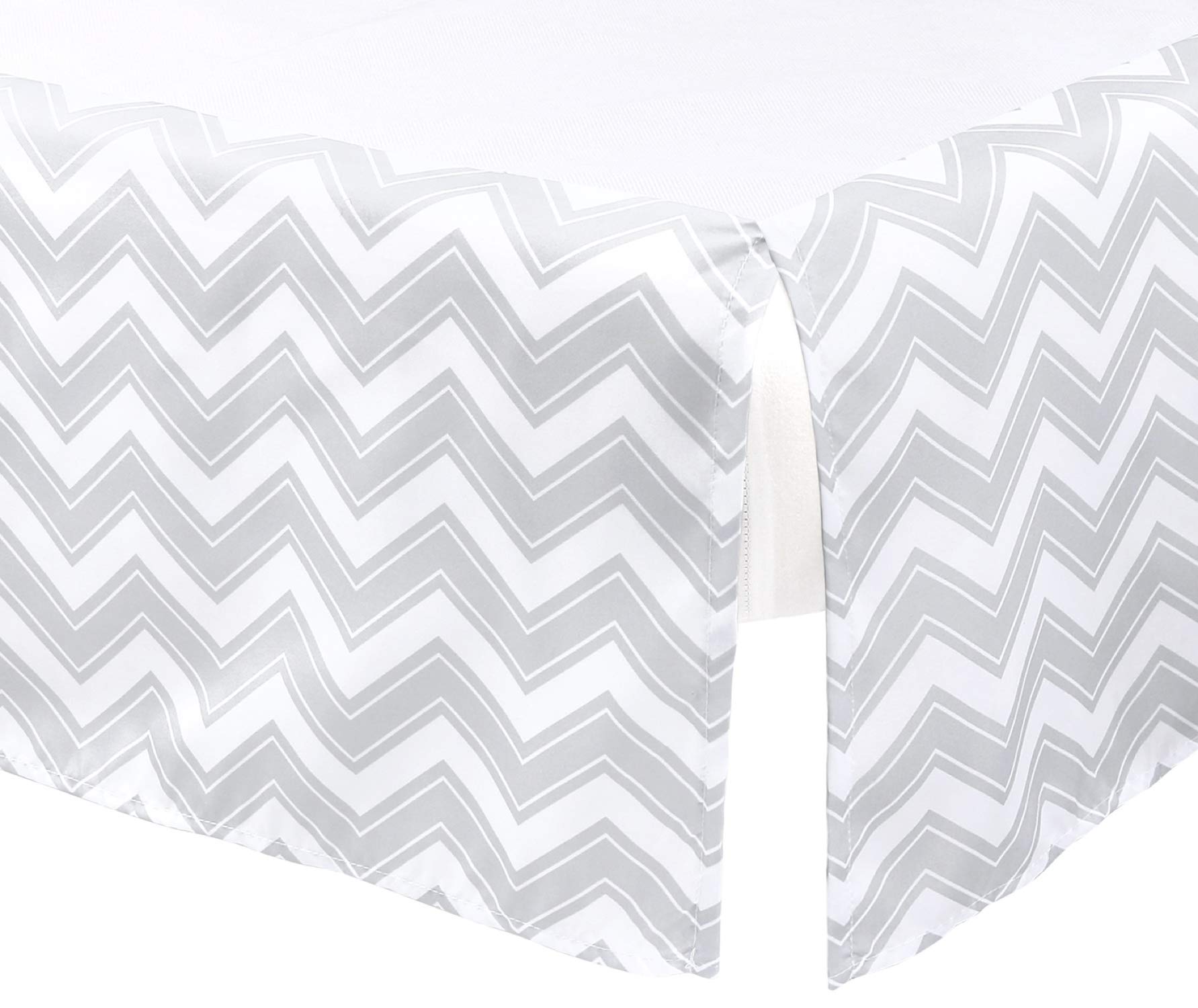 The Peanutshell 3 Piece Baby Crib Bedding Set for Boys & Girls - Newborn, Infant & Toddler Nursery Bed Set Decor with Fitted Crib Sheet, Dust Ruffle Comforter - Elephant Walk