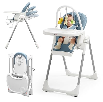 3-in-1 Foldable Baby High Chair | Multifunctional Infant High Chairs for Babies