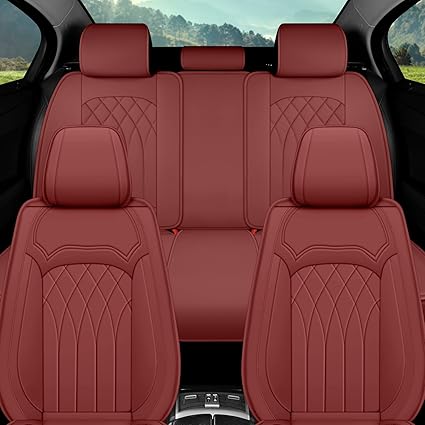 Car Seat Covers Full Set, 5 Seat Covers for Cars, Car Seat Protector Waterproof