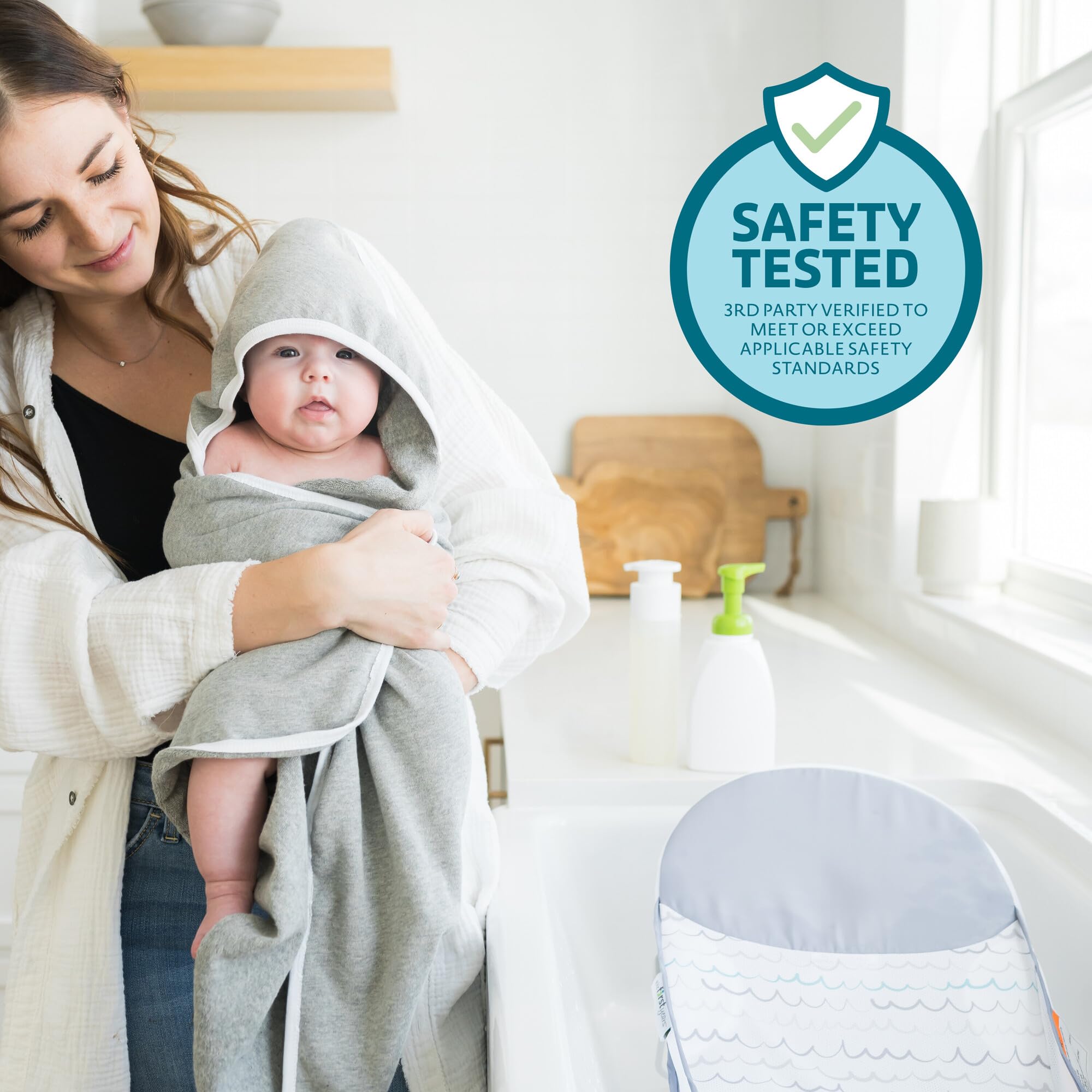 Folding Baby Bath Seat for Sink and Tub