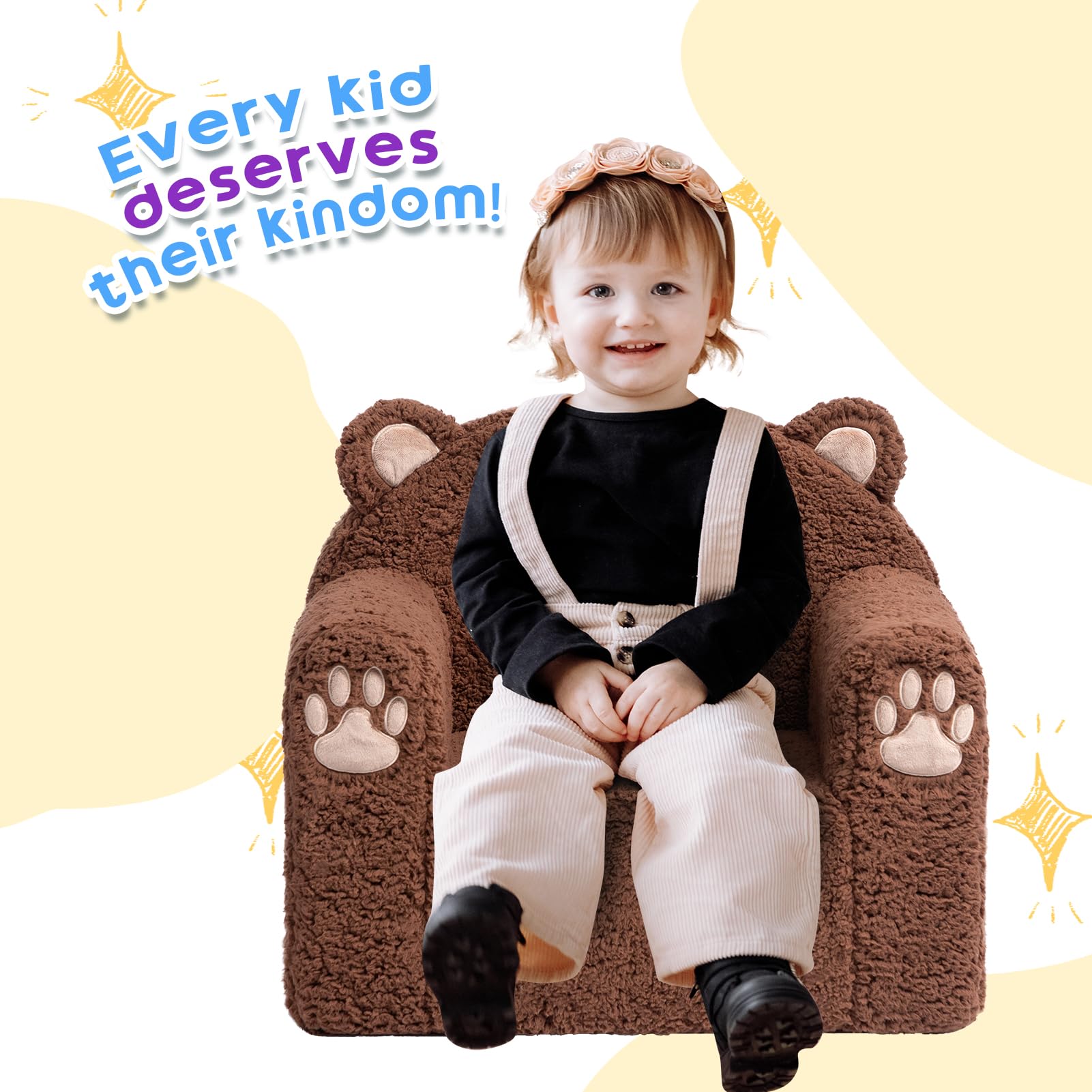 Kids Foam Chair Animal Design Toddler Sofa