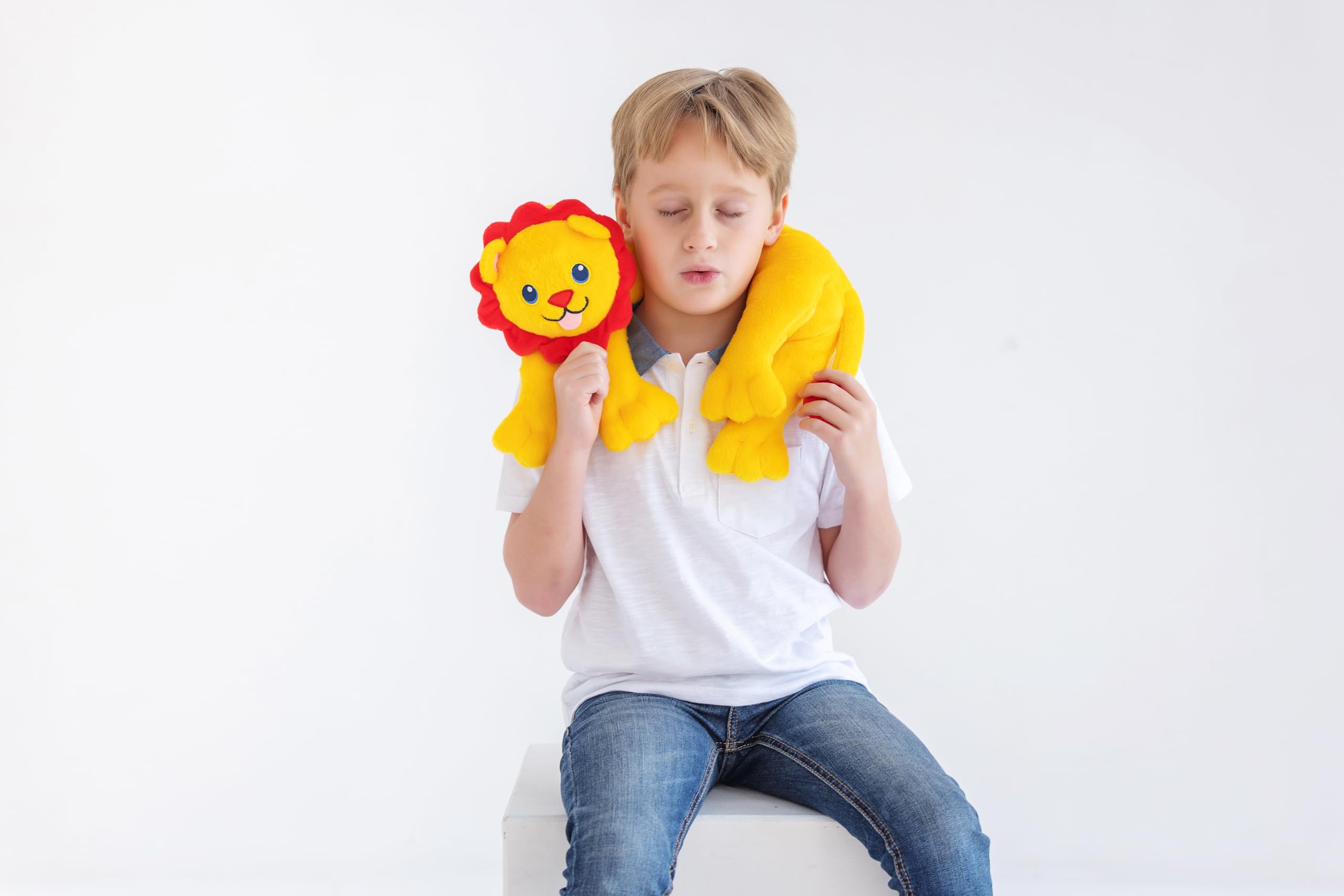 Stuffed Animals – Mindfulness Plush Toy for Kids, Teaches Deep Breathing, Self-Regulation