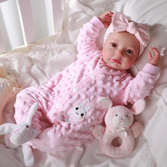Reborn Baby Dolls - 20-inch Cute Soft Vinyl Realistic Baby Doll Real Life Baby Dolls
