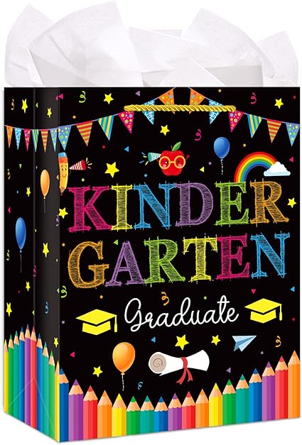 Nurse Graduation Gifts Bag - 13" Large Nurse Gift Bags with Tissue Paper and Handle