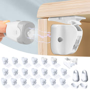 Child Magnetic Cabinet Locks with Lighting Function, Fit Most Cabinets