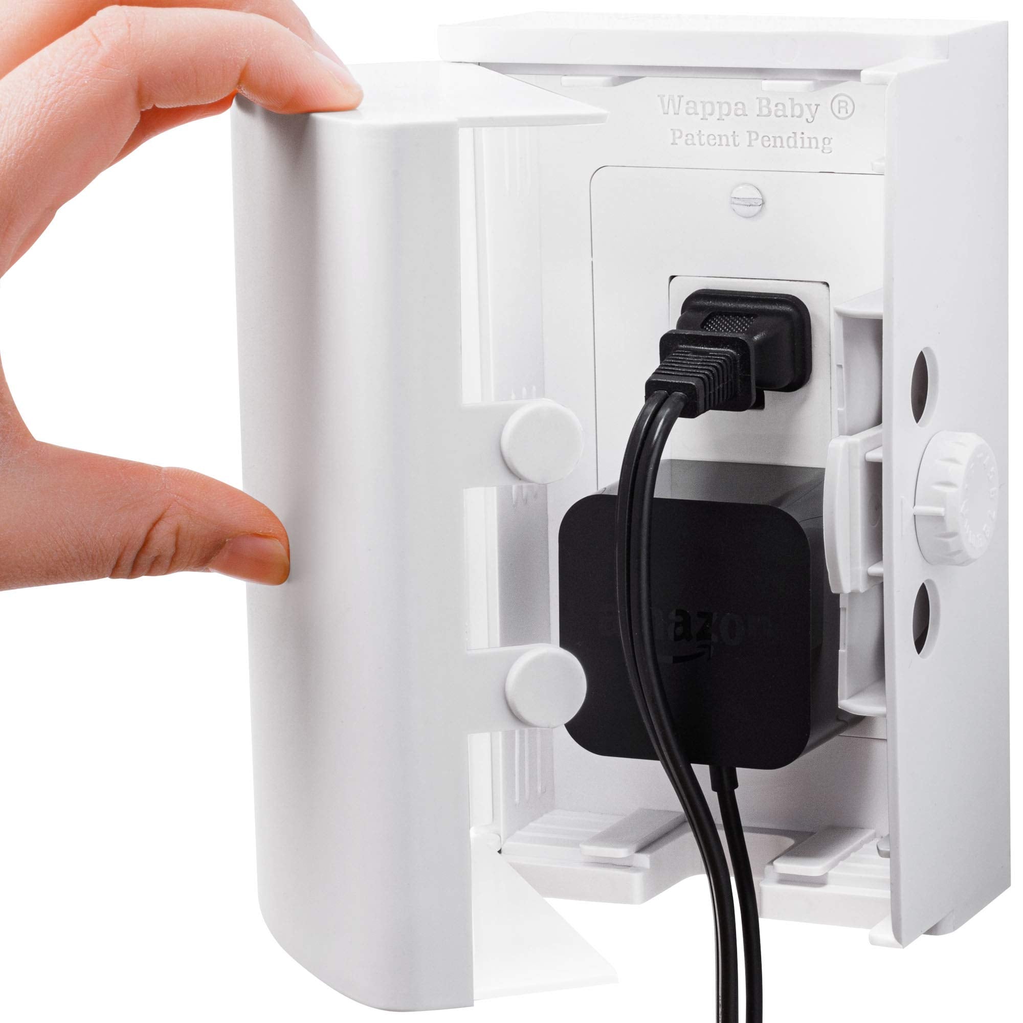 Outlet Cover Box (2 Pack) Double Lock for Much Better Toddler Proofing
