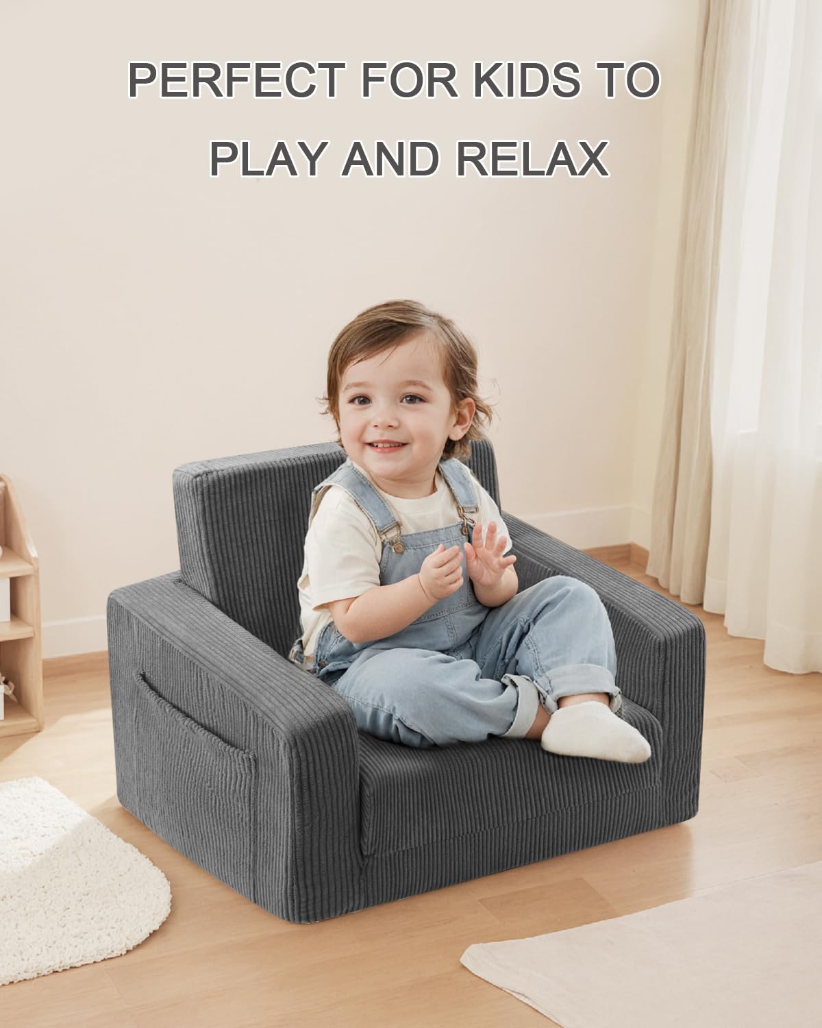 2-in-1 Toddler Chair Convertible Sofa