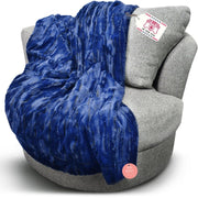 Nicole Luxurious Ultra Soft Minky Blanket, Forest Fox in Twilight,