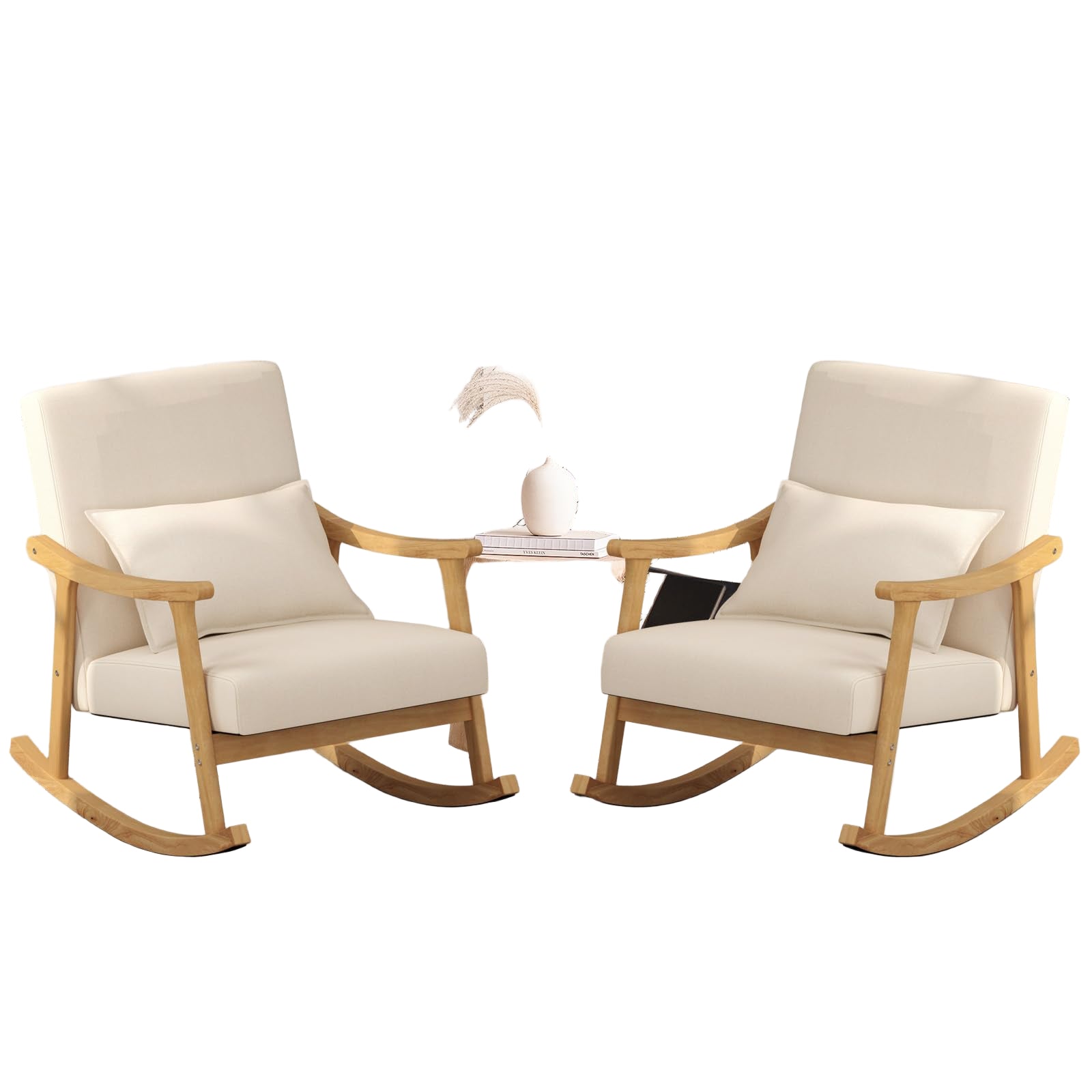 Nursery Rocking Chair Upholstered Glider Rocker