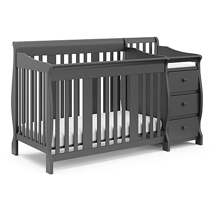 All-in-One Convertible Crib & Changer (White) – GREENGUARD Gold Certified