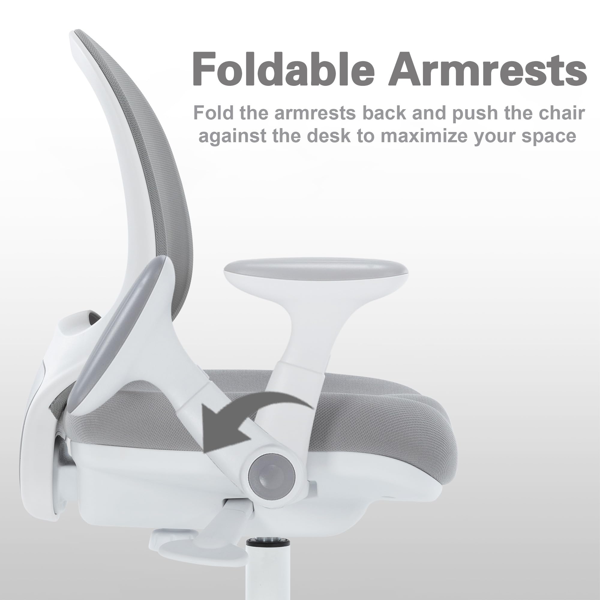 Ergonomic Kids Desk Chair with Adjustable Height and Armrests