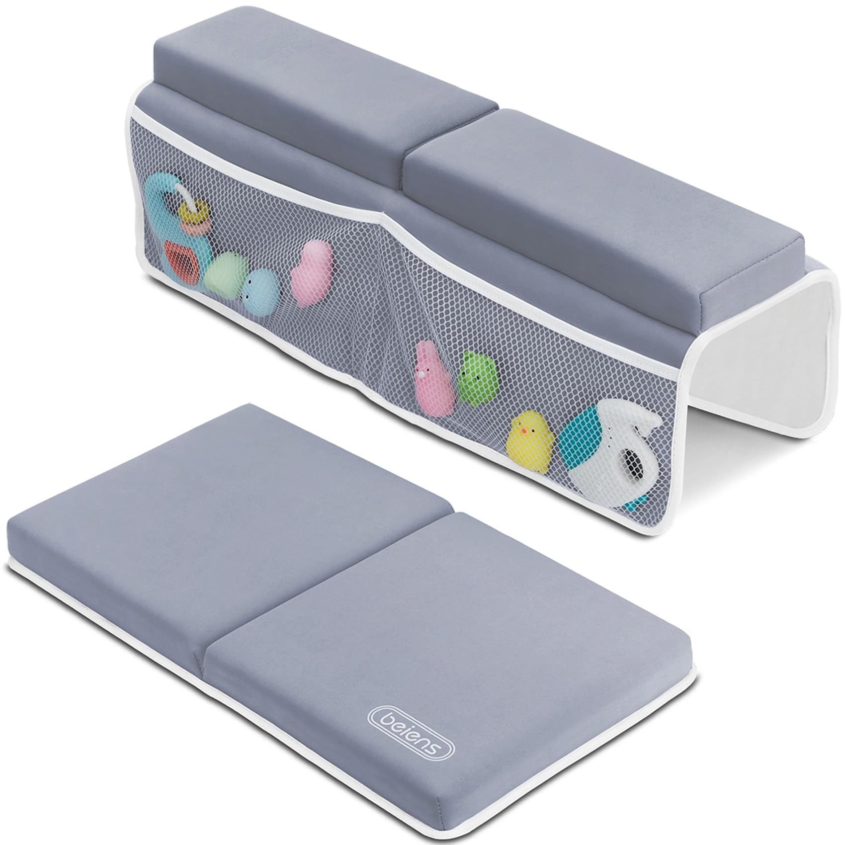 Bath Kneeler and Elbow Rest Pad Set - 1.5'' Comfortable Baby Bath Kneeler Pads
