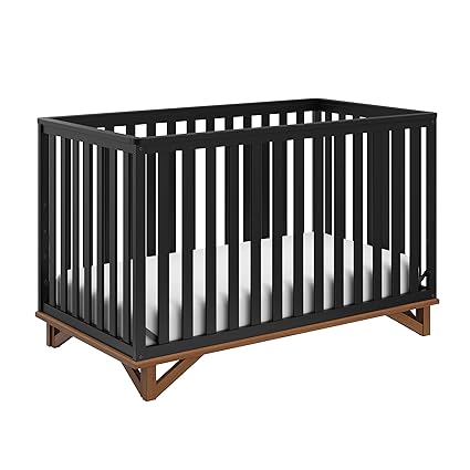 Santa Monica 5-in-1 Convertible Crib with Two-Tone Design