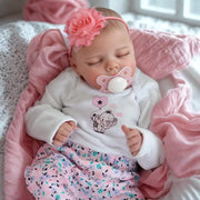 Lifelike Reborn Baby Dolls Girl, 17 Inch Real Baby Doll Soft Body Realistic Newborn