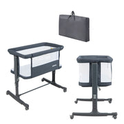 3 in 1 Baby Bassinet, Bedside Sleeper for Newborn, Folding Crib