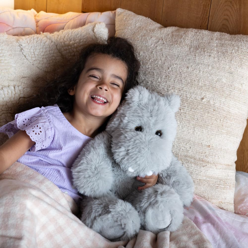 Hippo Stuffed Animal - Soft Hippo Plush from, 18" Stuffed Hippopotamus for Kids