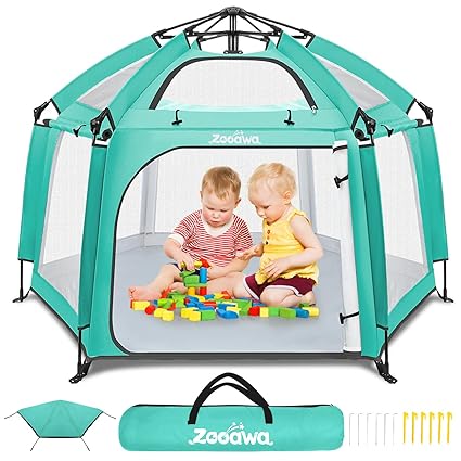 Pop Up Playpen for Baby, Portable Playpen for Babies and Toddlers