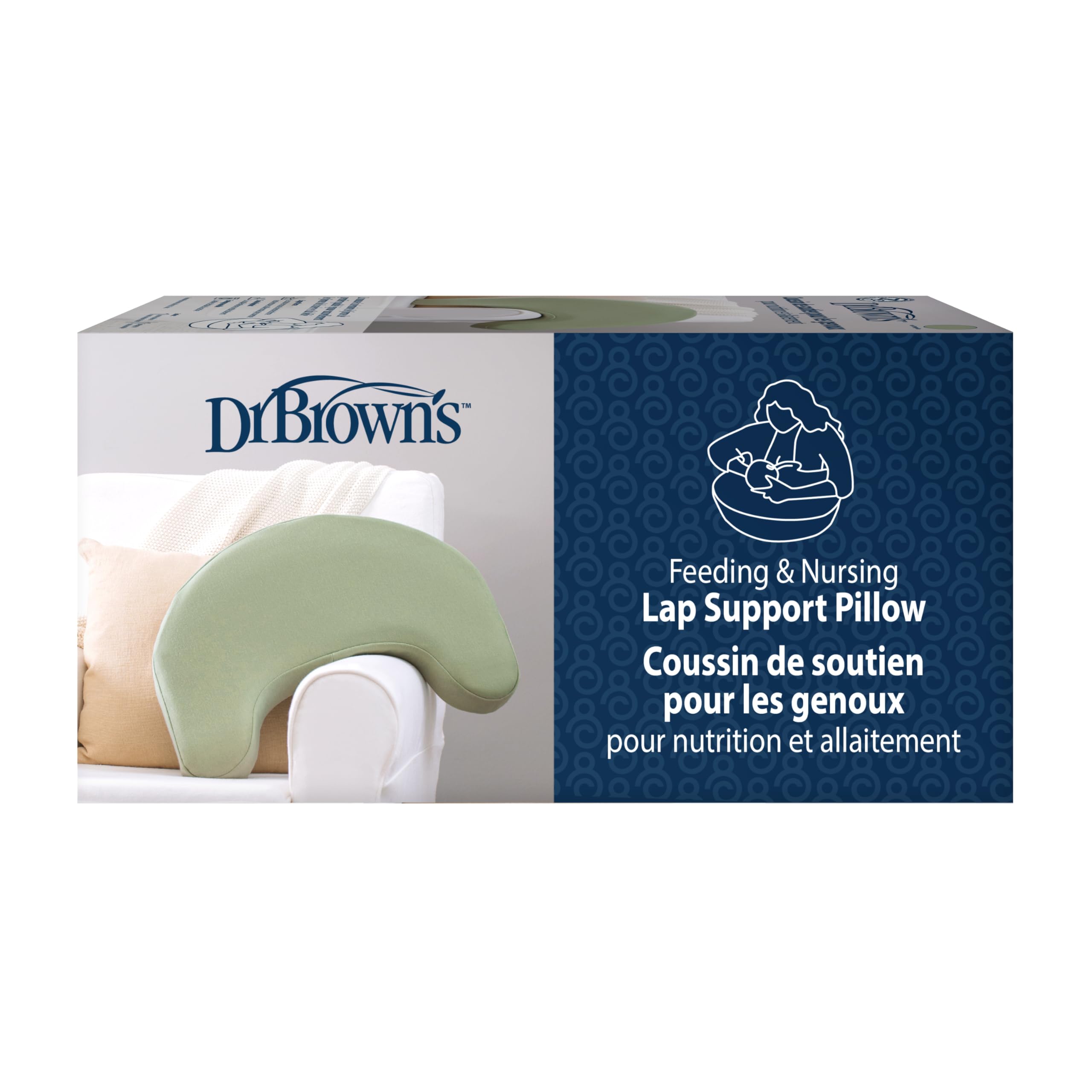 Feeding and Nursing Lap Support Pillow with Cover