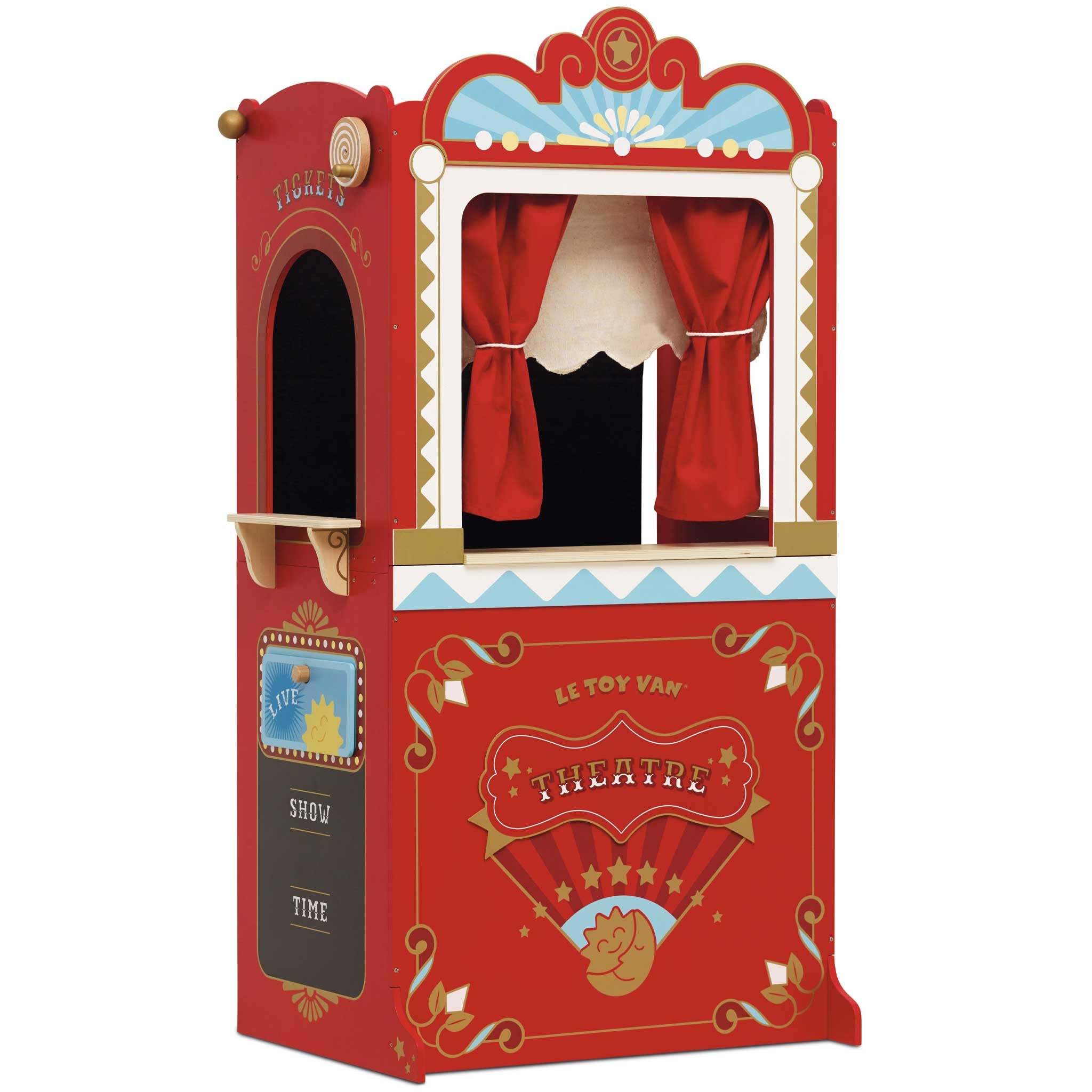 Wooden Educational Puppet Theatre | Kids Role Play Toy | Great As A Gift - Suitable