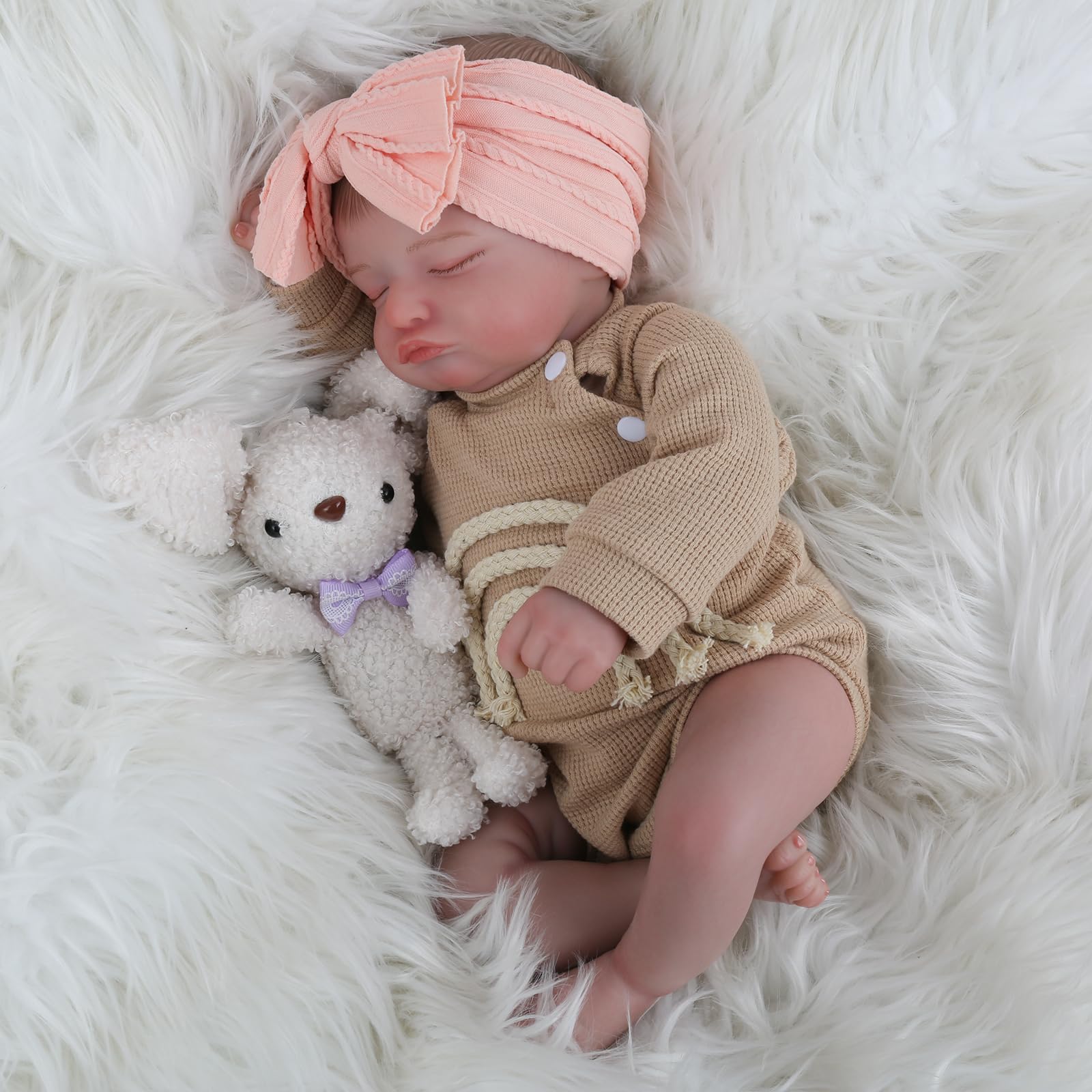 Lifelike Reborn Baby Dolls-20 inch Sleeping Realistic Newborn Baby Dolls