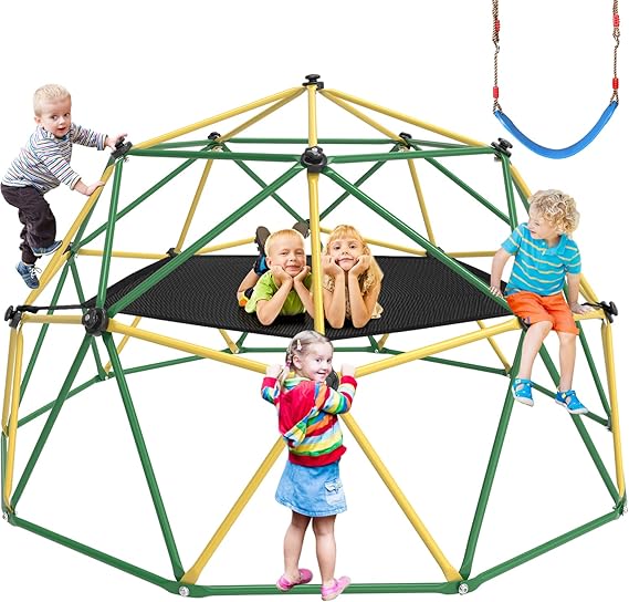 Climbing Dome, Upgraded 6FT Geometric Dome Climber