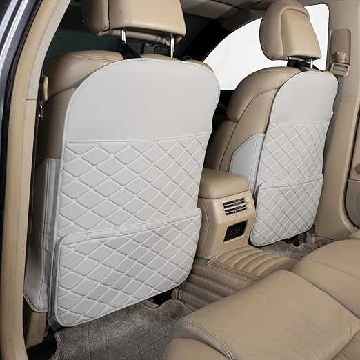 Seat Back Protector + Large Capacity Pocket Storage Organizer