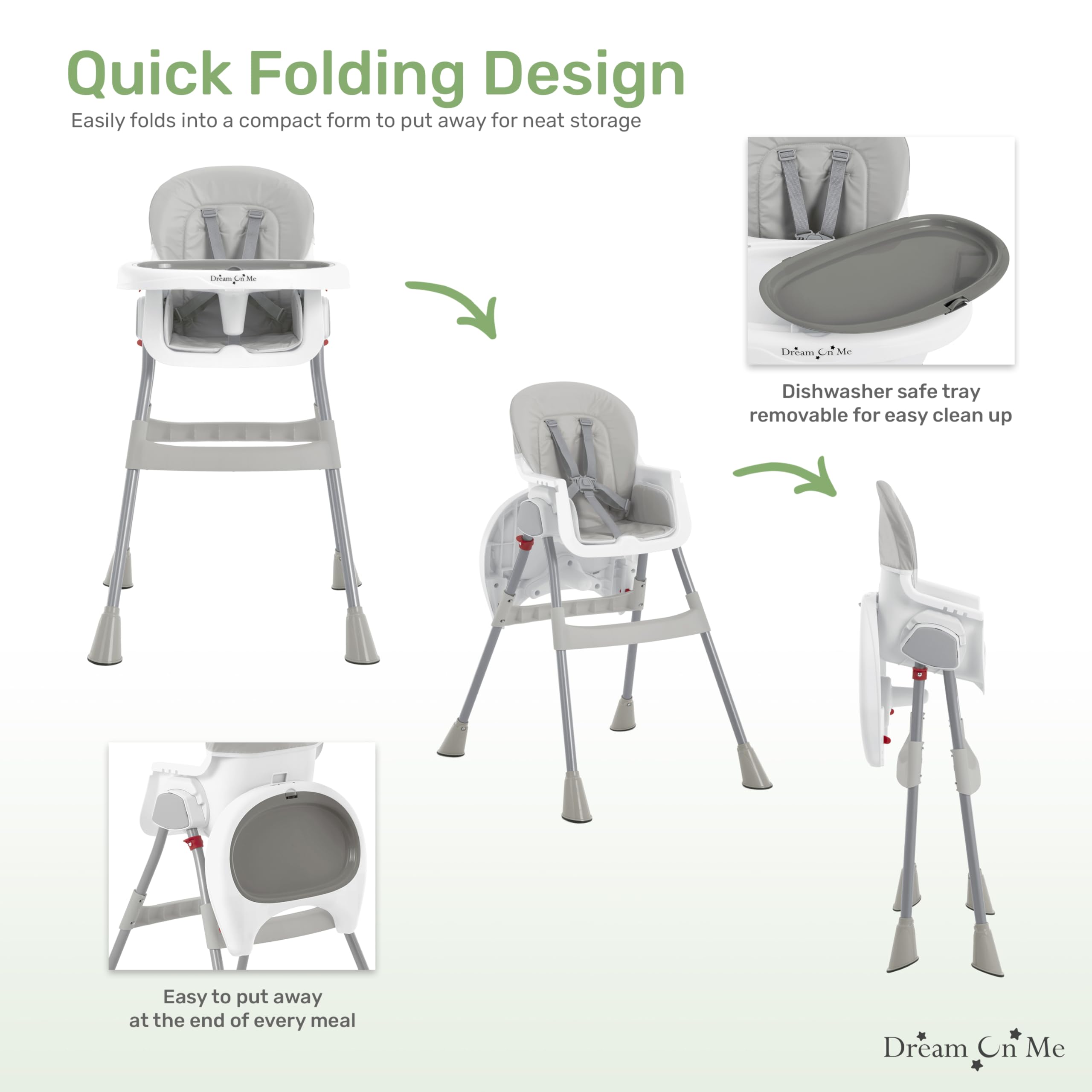 2-in-1 Convertible High Chair