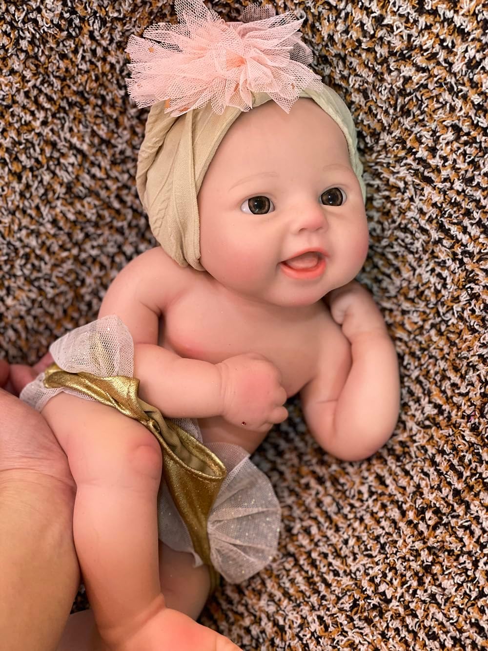 Soft Silicone Baby Doll 15 inch Real Life Baby Dolls Silicone Full Body
