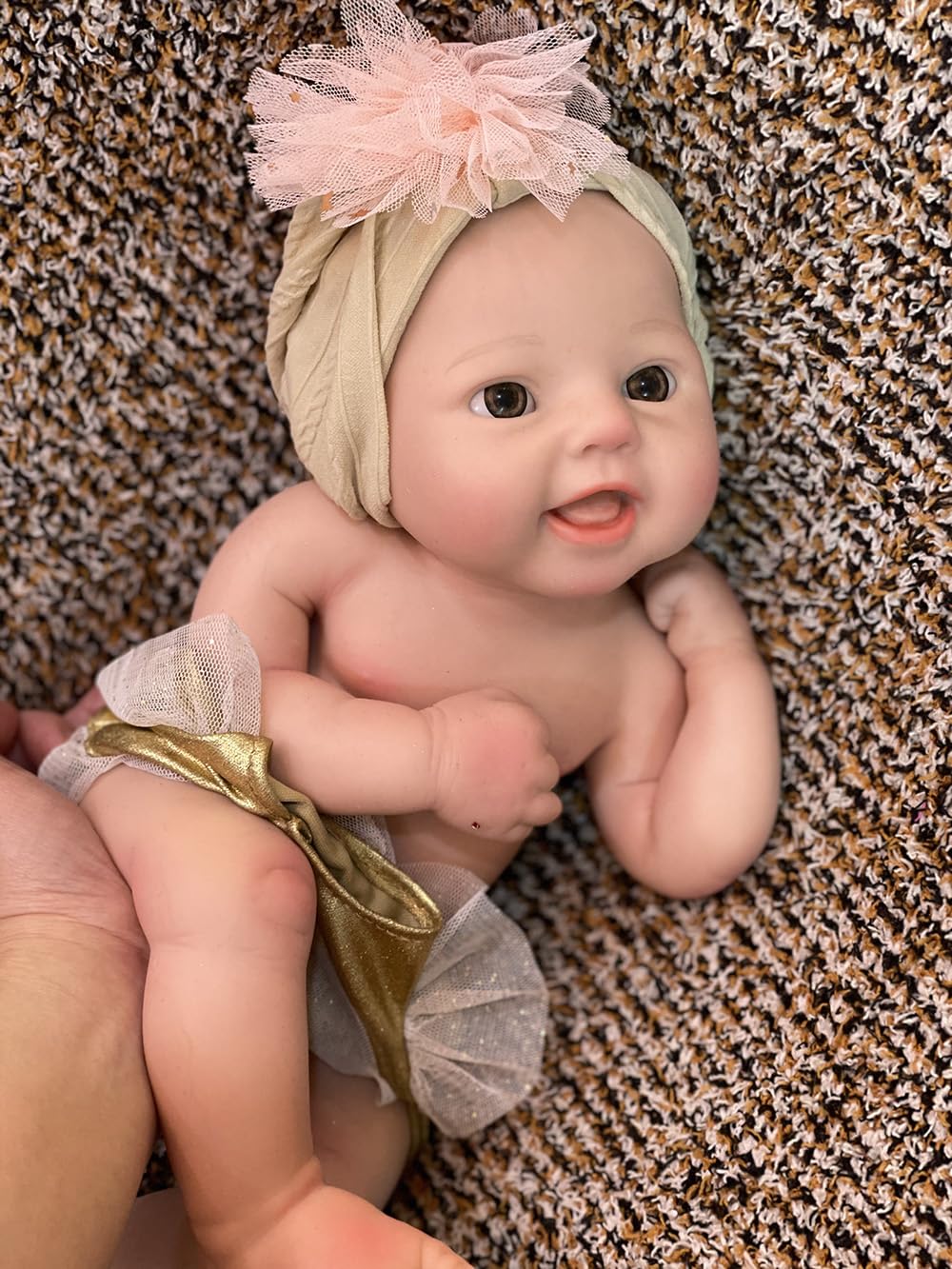 Soft Silicone Baby Doll 15 inch Real Life Baby Dolls Silicone Full Body