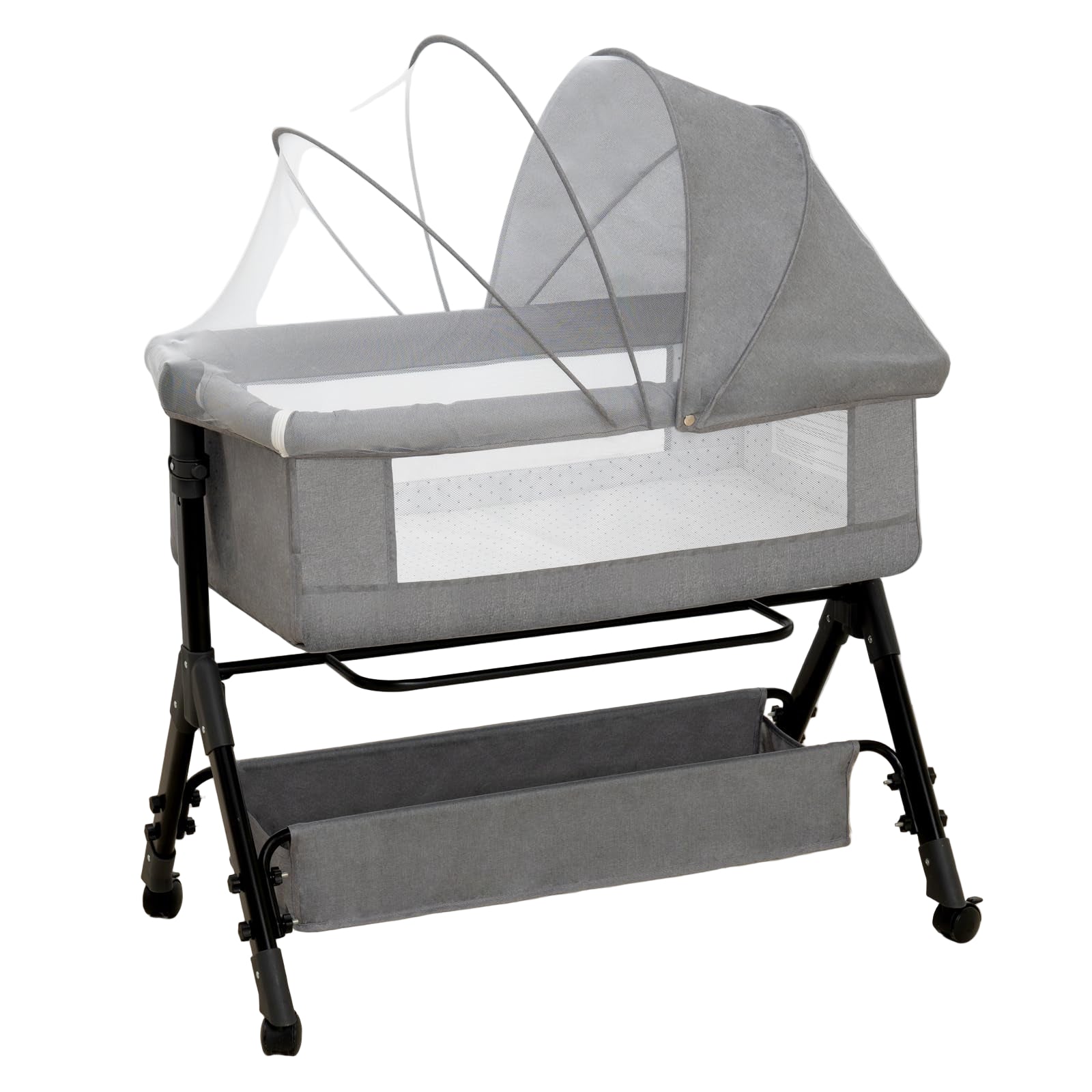 Bassinet Bedside Sleeper, Bedside Crib for Baby, Adjustable Baby