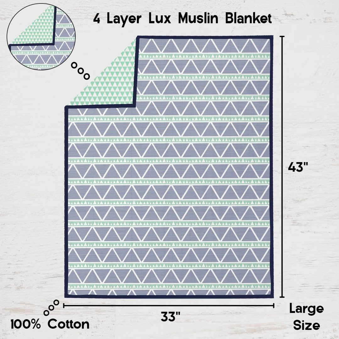 Cotton Muslin Nursery Crib Bedding Set 10 Piece