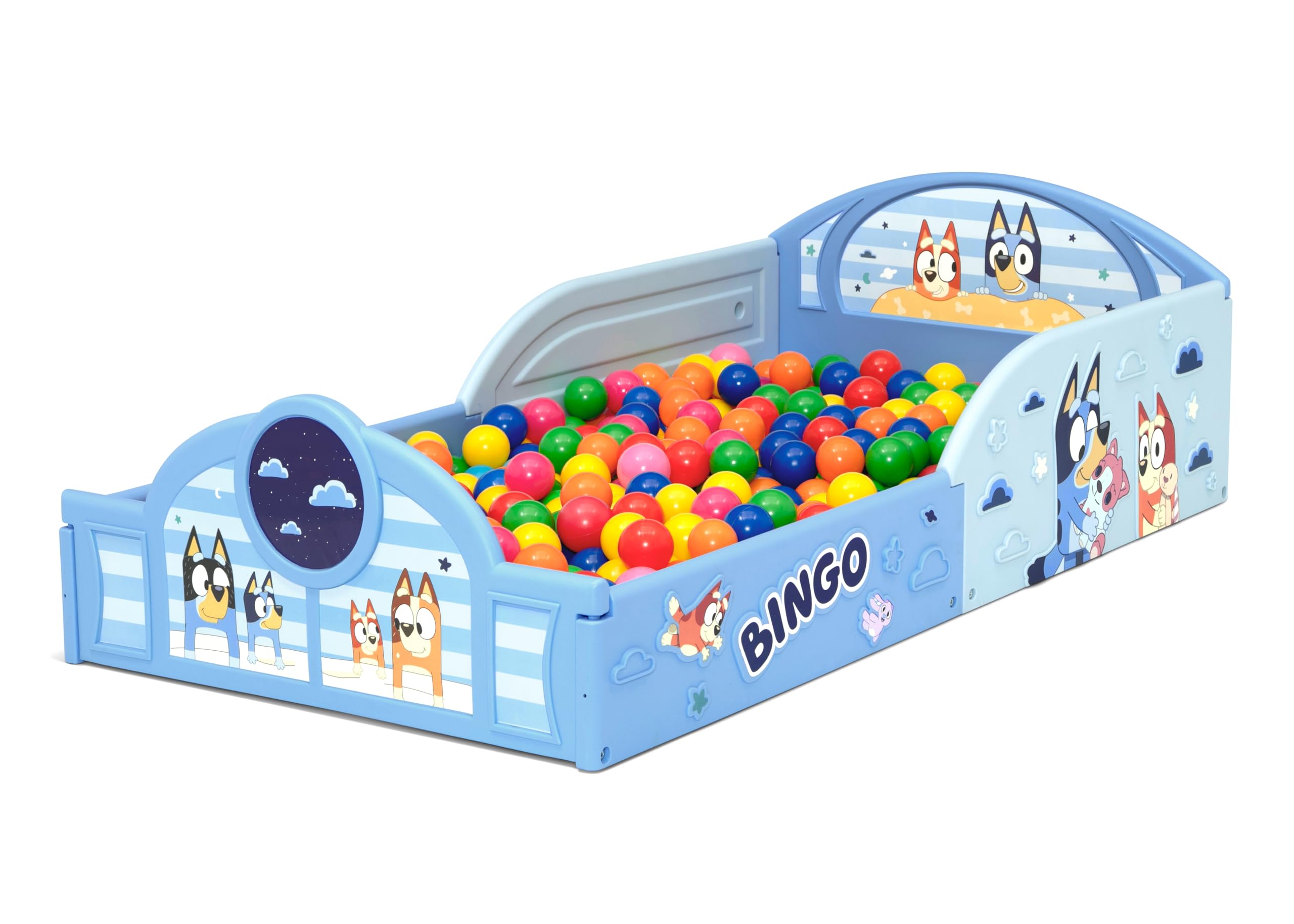 Bluey 4-Piece Toddler Room-in-a-Box Set – Includes Sleep and Play