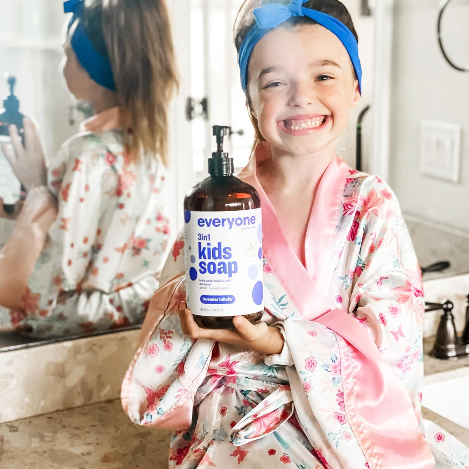 3-in-1 Kids Soap, Body Wash, Bubble Bath, Shampoo, 32 Ounce (Pack of 1)