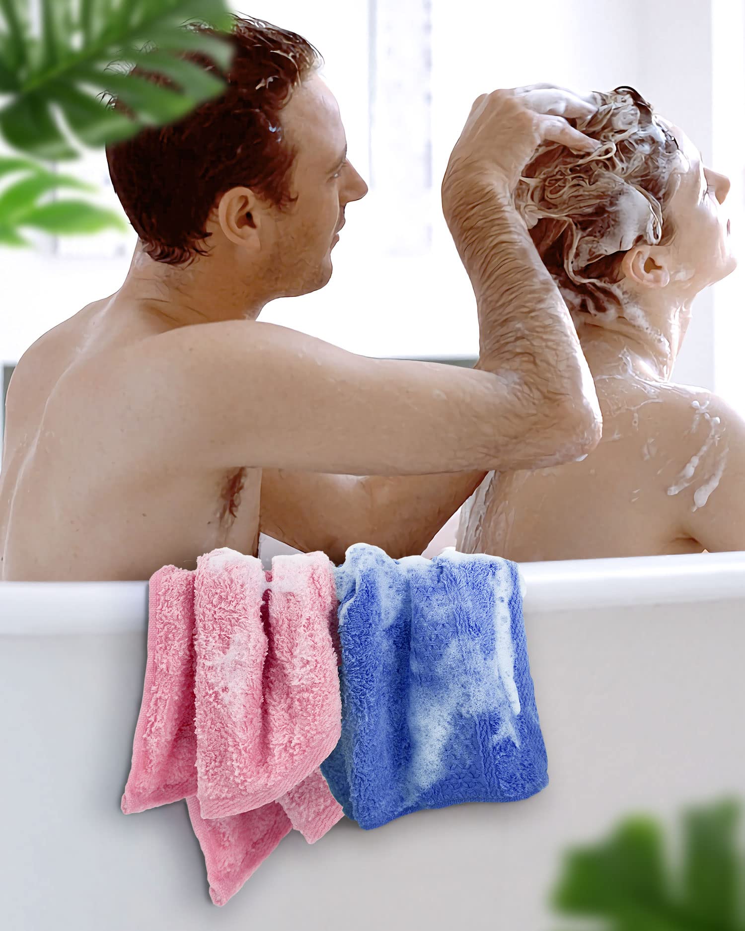 Wash Cloths for Your Body 24-Pack Washcloths Soft Cotton Face