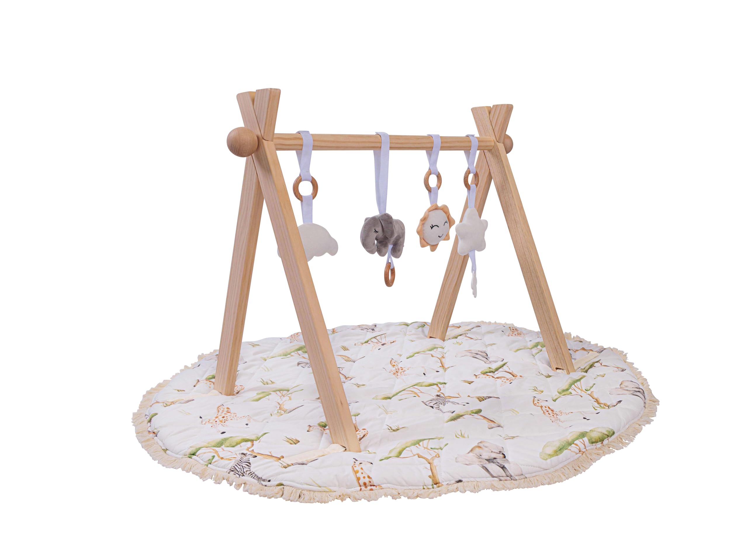 Baby Gym with Washable Play Mat | FSC-Certified Montessori